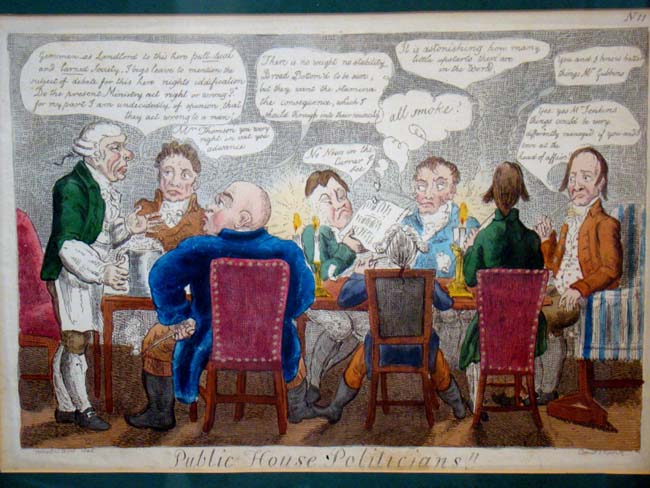 Two late 18th or early 19th century British political satirical hand colored engravings — image 2